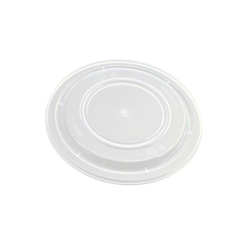 HD-142 | 142mm PP Clear Round Lid | Fit HD-700/HD-850/HD-999 Bowl (Lid Only) - 600 Pcs