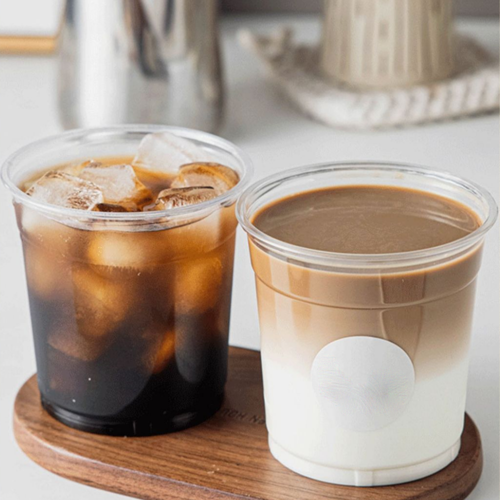 HD-18 | Tasse de boisson froide transparente en PET de 18 oz | Dessus 98 mm - 1000 pièces