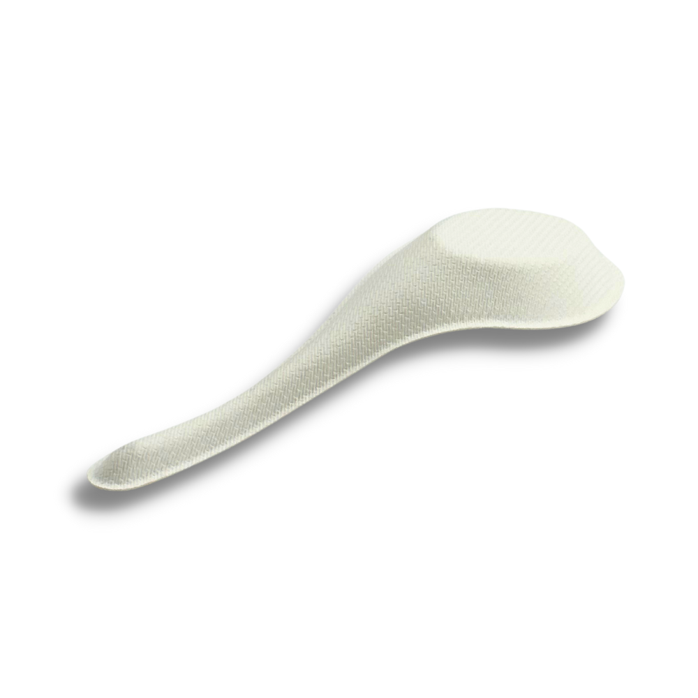 HD-CCS56 | 5.63" Compostable Sugarcane Asian Soup Spoon - backs