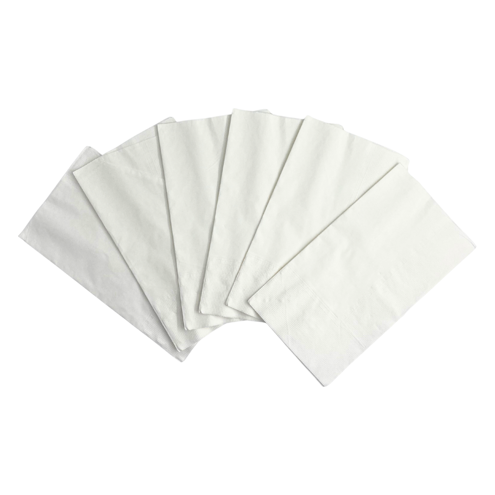 HD-D2000 | Serviette de table en papier 15x17" | 2 épaisseurs - 2000 pièces