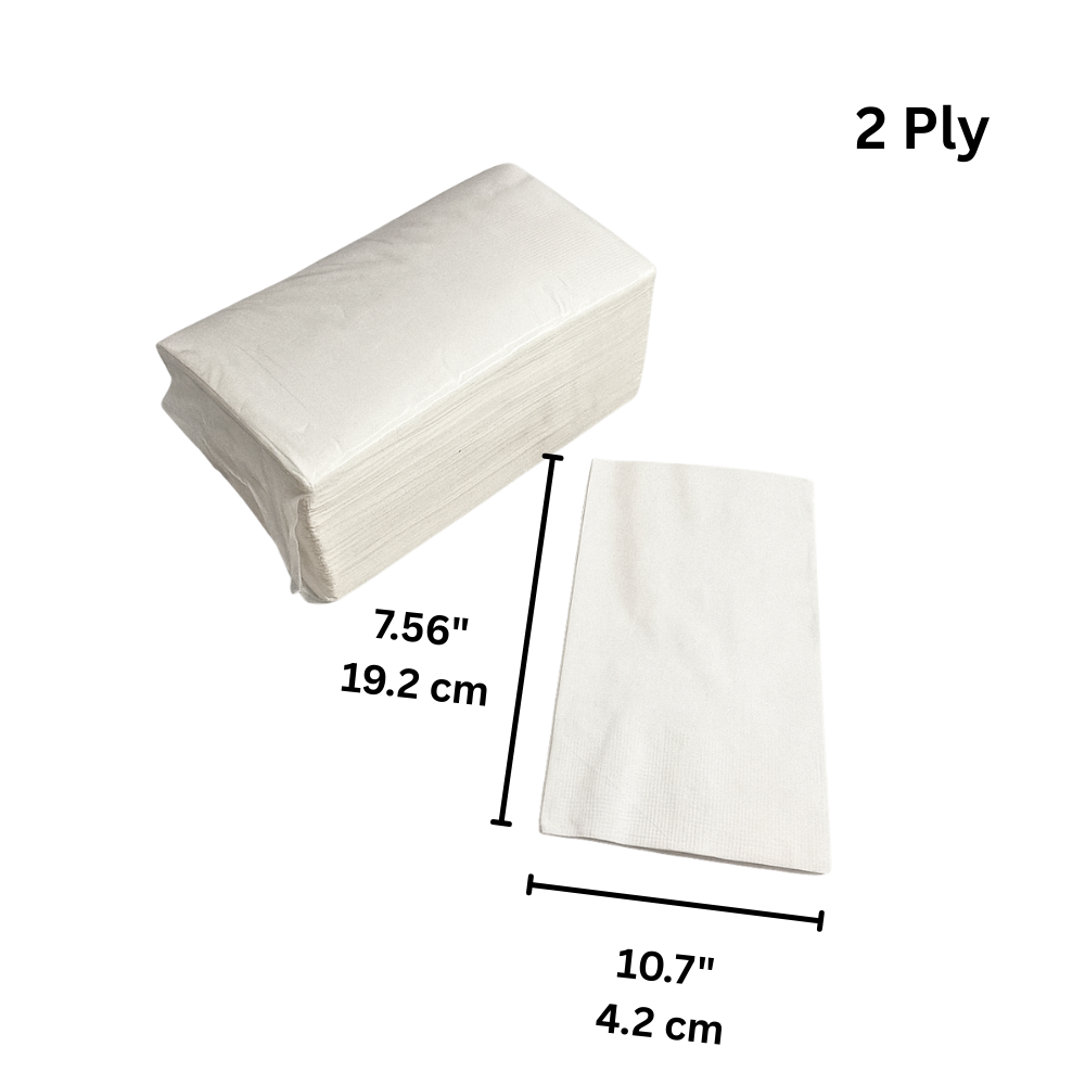 HD-D2000 | 15x17" Paper Dinner Napkin | 2-Ply - folded size