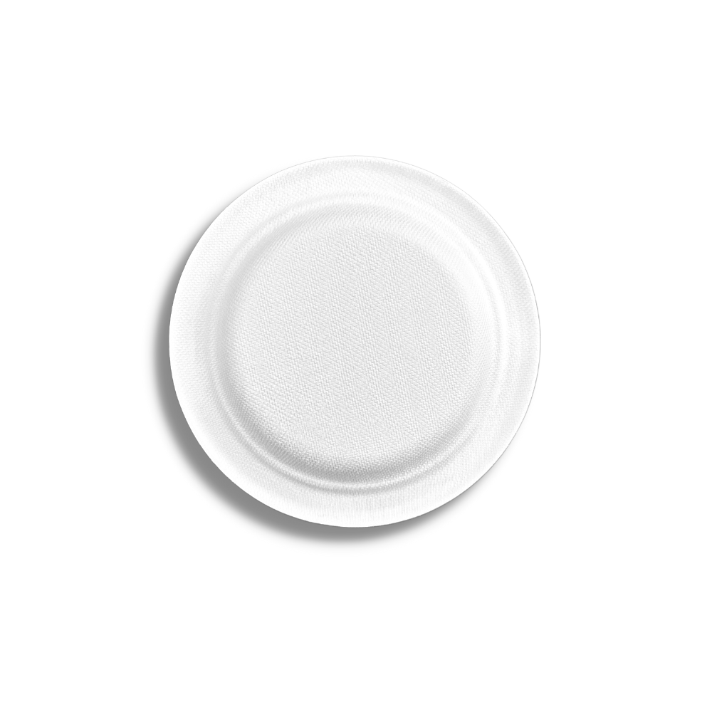 HD-RP06 | 6" Eco-Friendly Sugarcane White Plate - 1000 Pcs-bottom