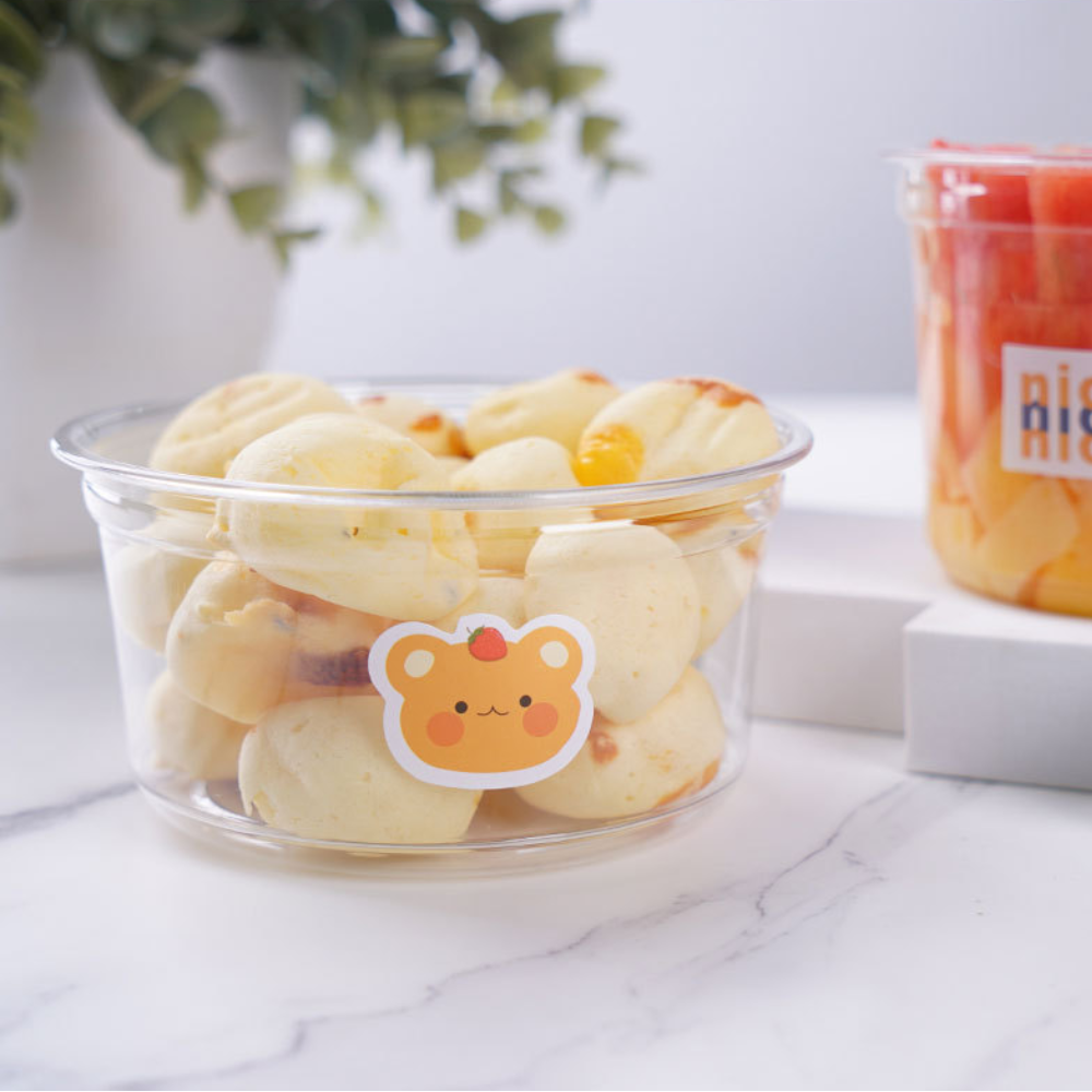 HD 12oz PET Clear Round Salad Container Dessert Cup | 117mm Top