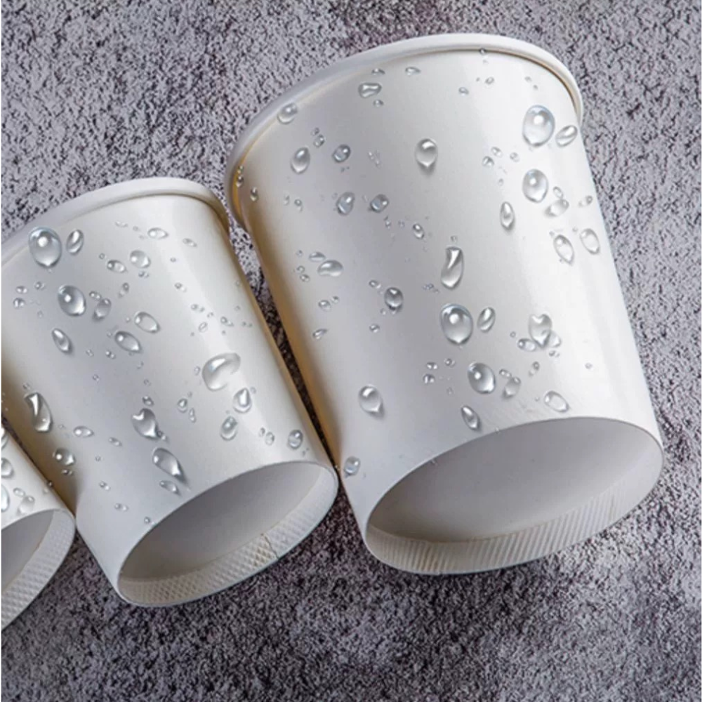 HD 24oz White Double Coating Paper Soup Cup | 115mm Top (Base Only) - feature