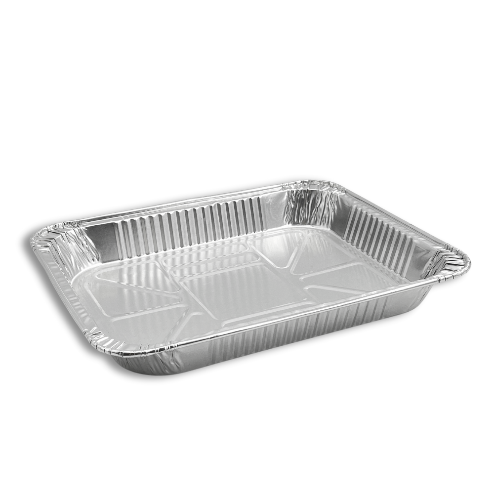HD Half Size Steam Table Shallow Rectangular Aluminum Foil Container (Base Only)