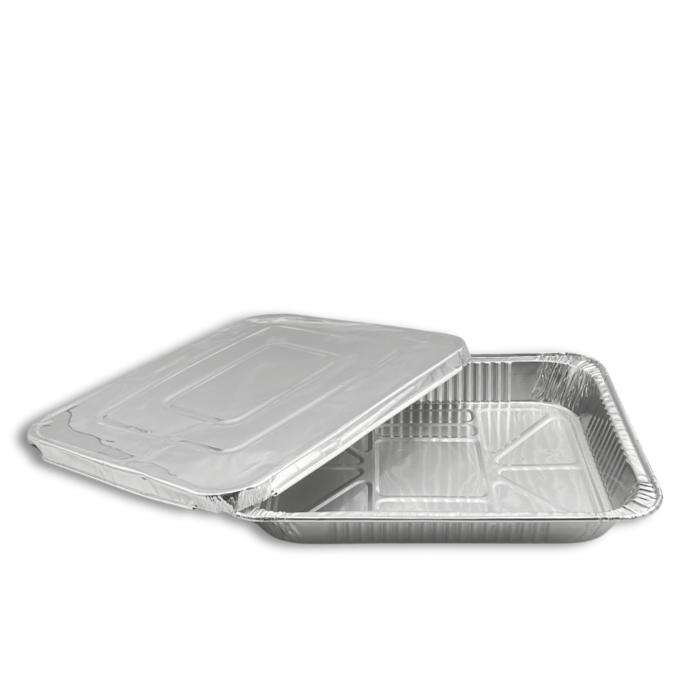 HD Half Size Steam Table Shallow Rectangular Aluminum Foil Container (Base Only)