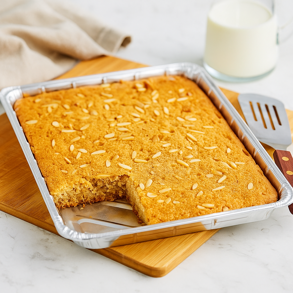 HFA206355 | Half-Size Aluminum Foil Baking Sheet Cake Pan (Base Only) with pie