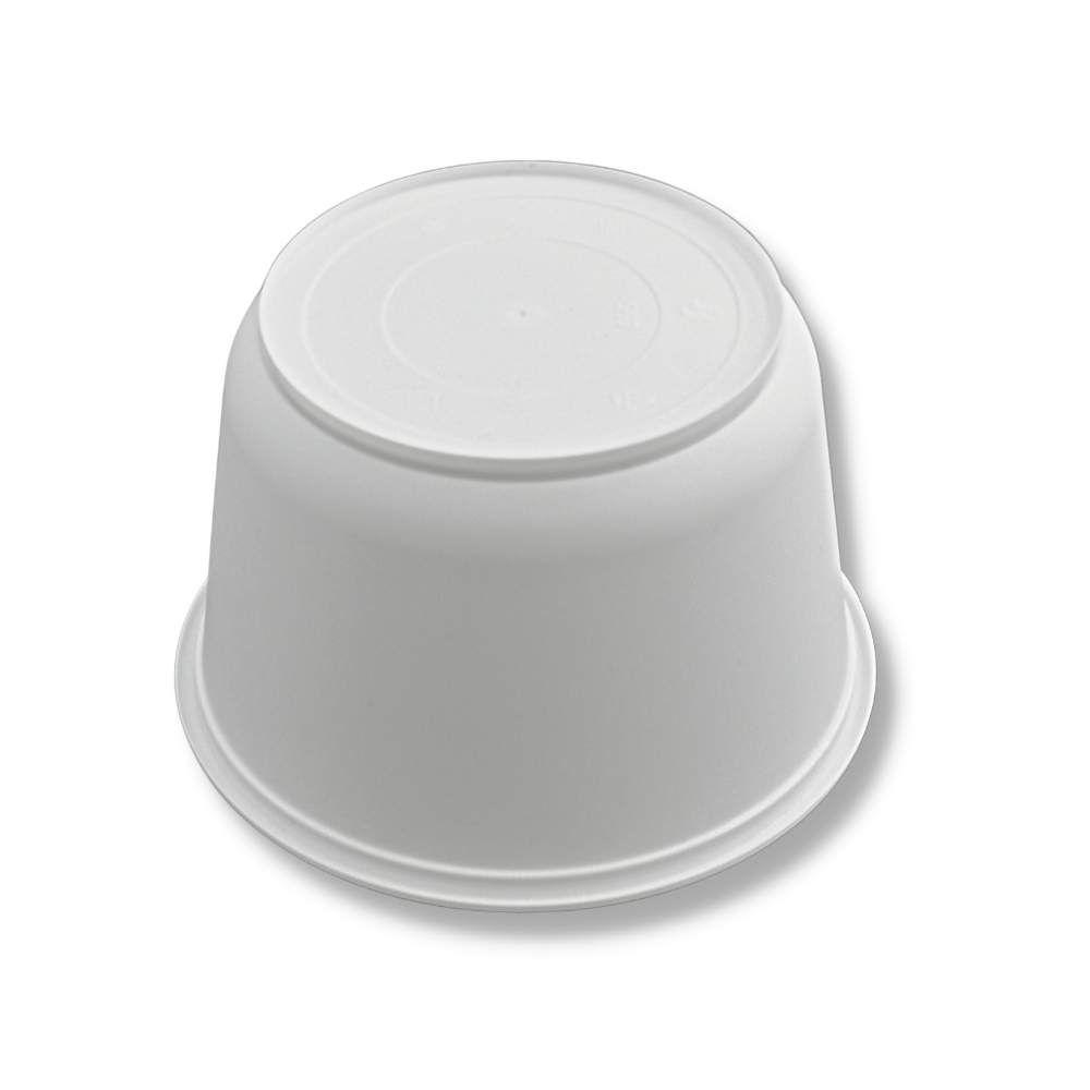 JY-999 | 34oz Microwaveable PP White Bowl (Base Only) - bottoms