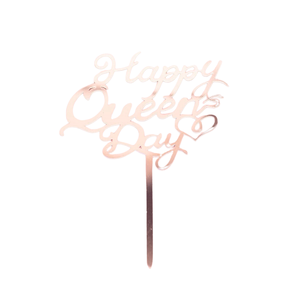 Mother's Day Cake Topper Decoration | Happy Queen's Day - 1 Pcs