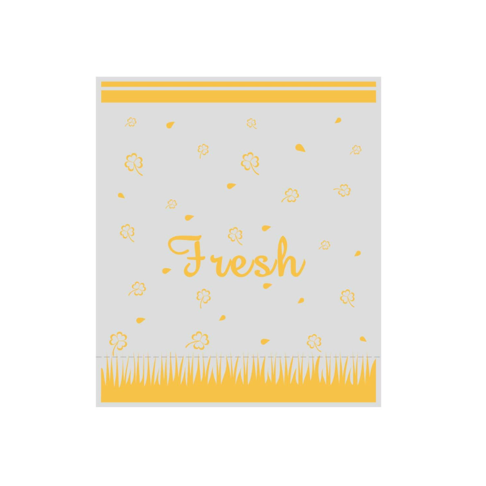 OPP Orange Stand Up Bakery Bag Cello Treat Bag | 11.57x2.94+13" - 1200 Pcs