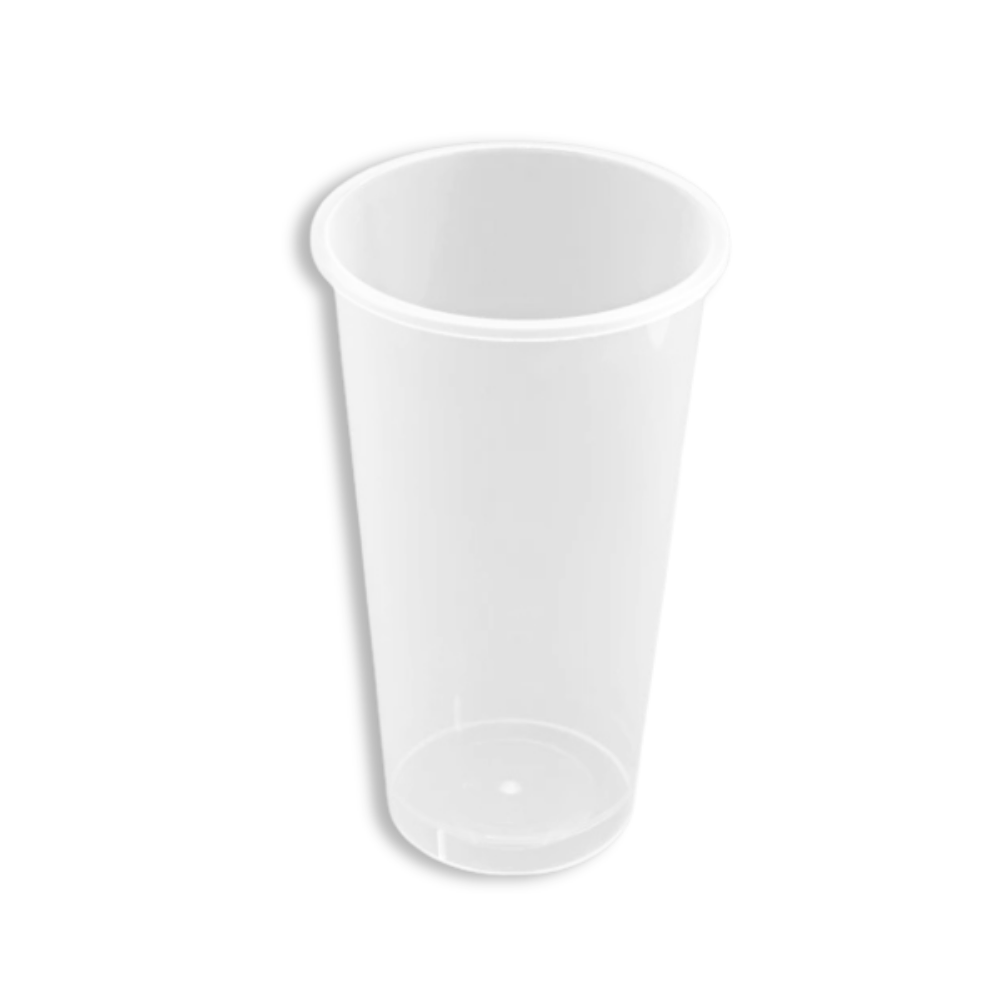 PPC-750 | Gobelet rigide mat en PP de 25 oz | Couvercle de 95 mm - 500 pièces