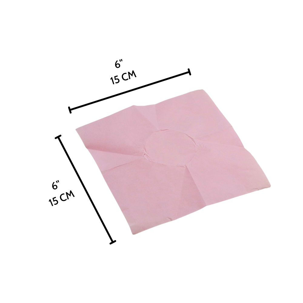 6" Pink Tulip Cupcake Baking Cup Muffin Liner Holder