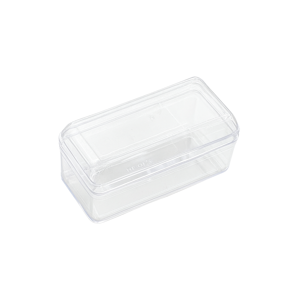 Rectangular Clear Cake Container W/ Lid | 4.72x2.36x2.36" - 320 Sets