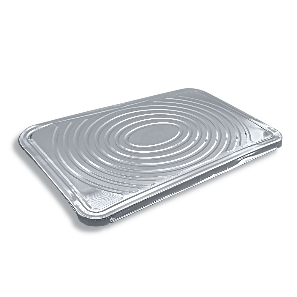 S525A-LID | Full Size Rectangular Aluminum Foil Lid (Lid Only) - 50 Pcs