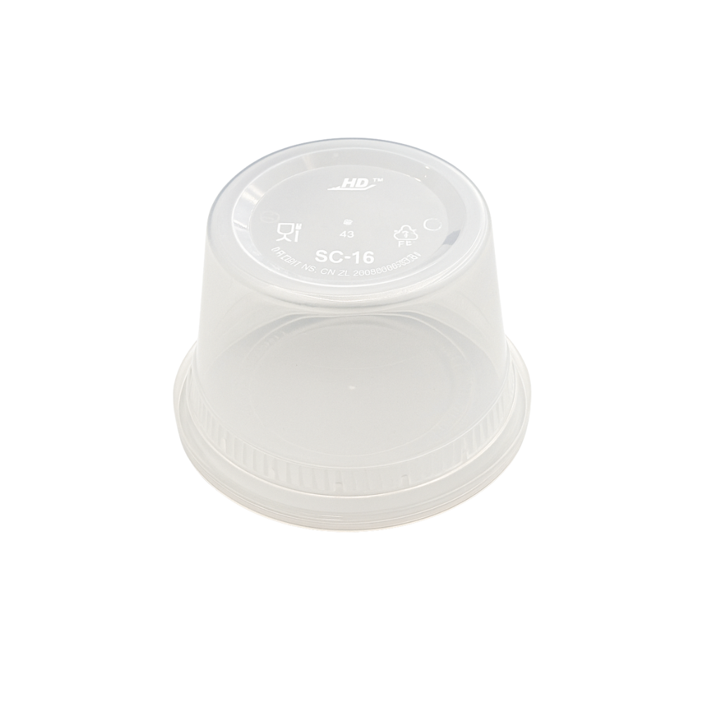 SC-16 | HD 16oz PP Heavy Duty Leak-resistant Clear Deli Container W/ Lid