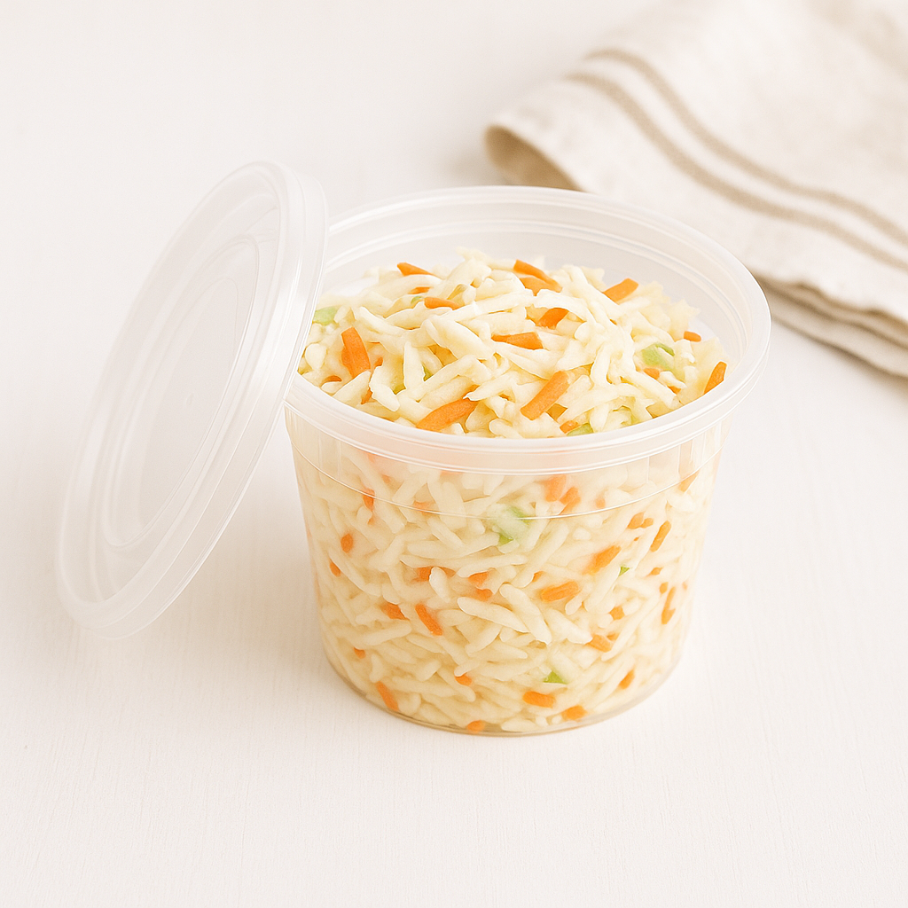 SC20 deli container with food inside