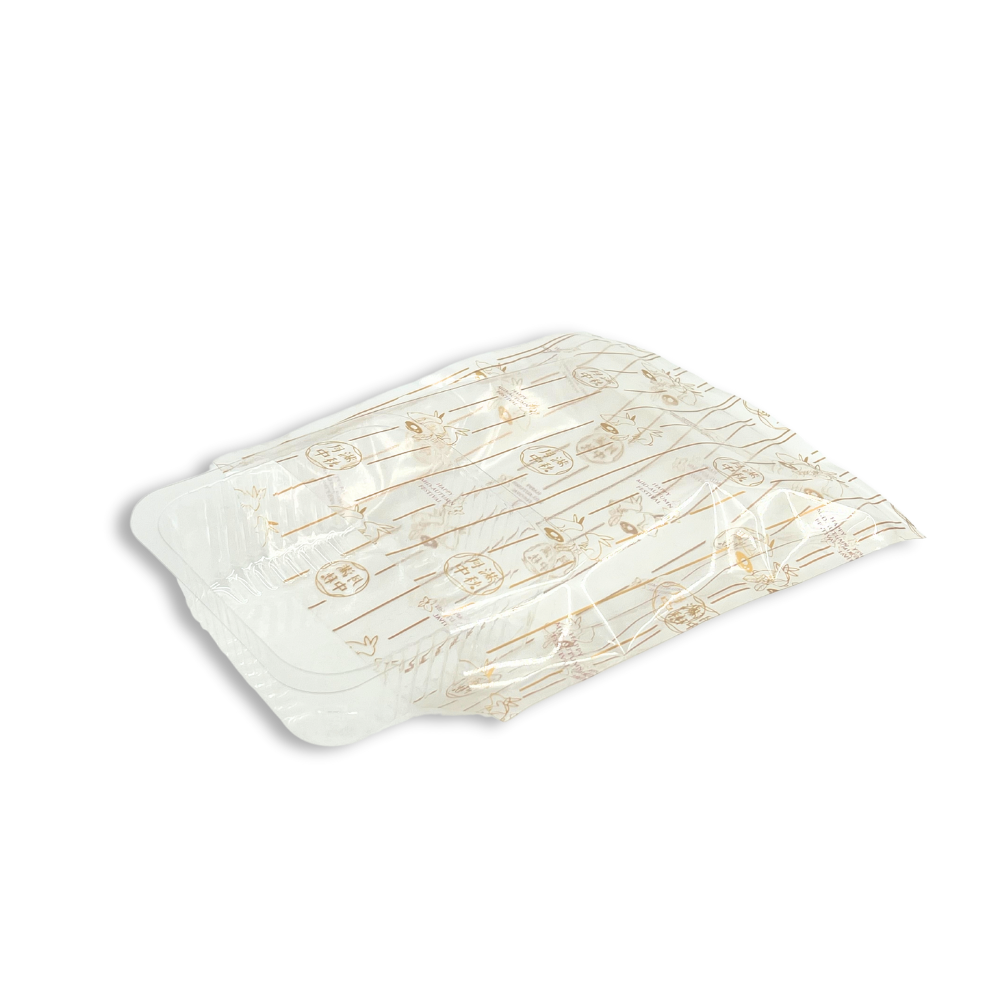 Single Pastry Tray Bag | Fit Square 180g Moon Cake Tray | 6.69x5.91" - With Tray