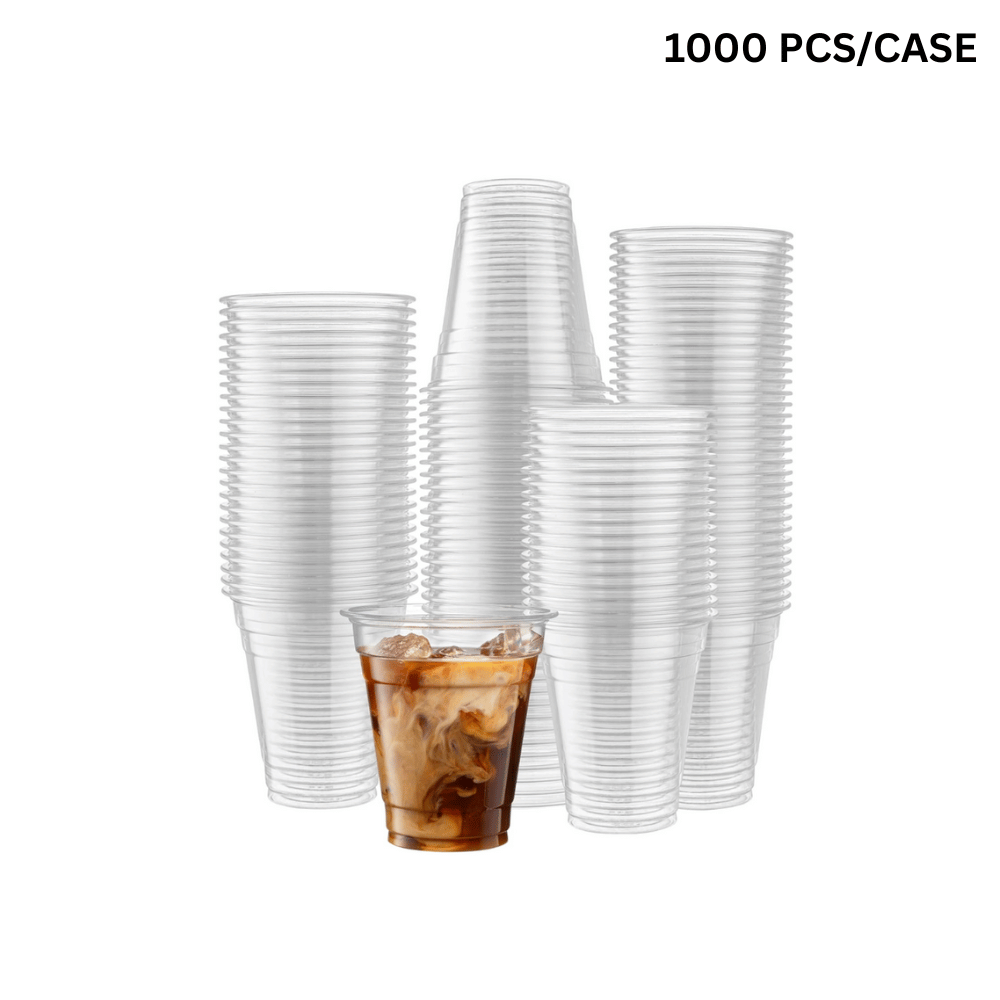 XT 12oz Plastic PET Take Out Clear Cold Drink Cup 98mm Top - 1000 Pcs ...