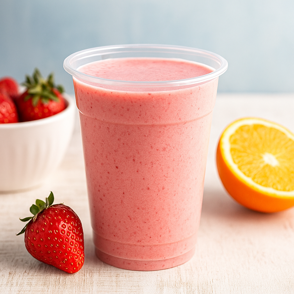 YS-500 | 16oz PP Clear Soft Cup | 95mm Top with milkshake