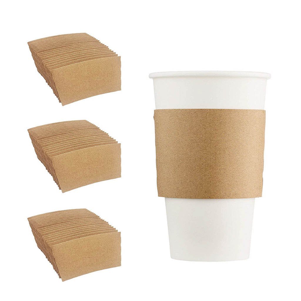 Eco-friendly Kraft Paper Sleeve Fit 10oz to 20oz Cup - 1000 Pcs - HD Plastic Product (Canada). Inc