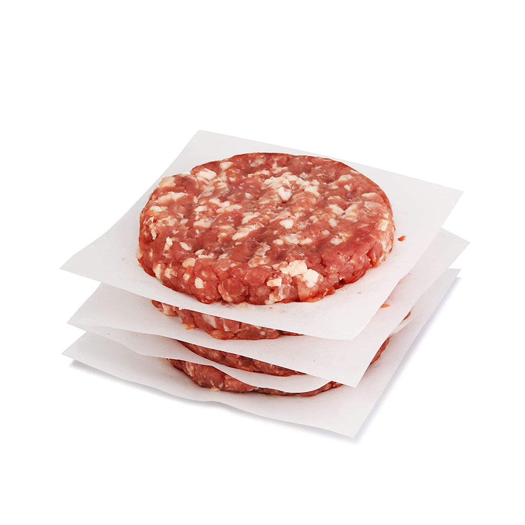 DEL190001 Papier à galettes pour hamburger De Luxe 5,25x5,25" - 1000 pièces
