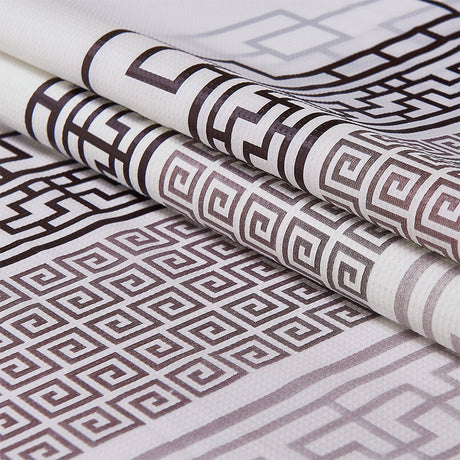 Biodegradable Stone Plastic Geometric Pattern Tablecloth | 180x180cm - 100 Pcs