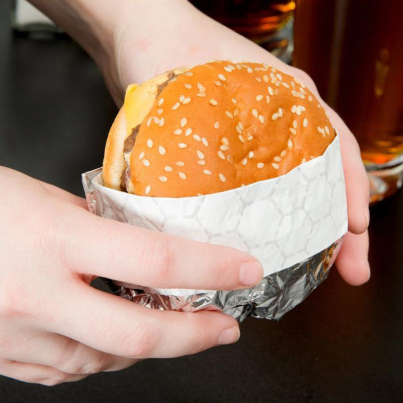 811055 | Feuille d'emballage pour sandwich en aluminium 12x12" - 1000 pièces