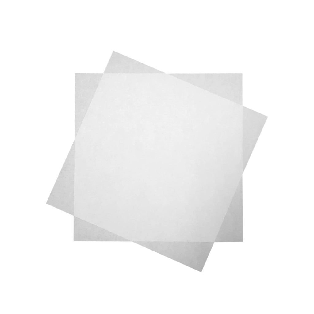 12x12" White Dry Wax Utility Sheet for baking