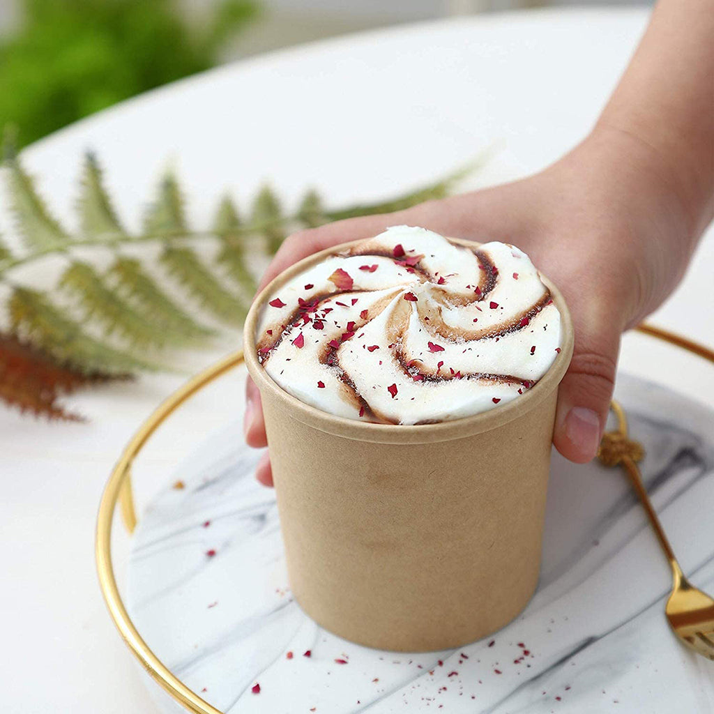 #16B | 16oz Eco-friendly Kraft Paper Soup Cup (Base Only) - 500 Pcs - HD Bio Packaging
