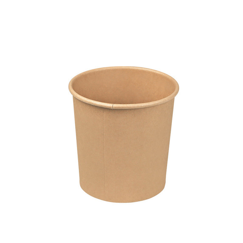 Packnwood 210SOUPCOK16 16 oz Brown Kraft Soup Cup with Lid - 3.8 Dia. x 4 in.