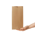 8lb Paper Kraft Bakery Bag | 6.25x4x12.375" - 500 Pcs