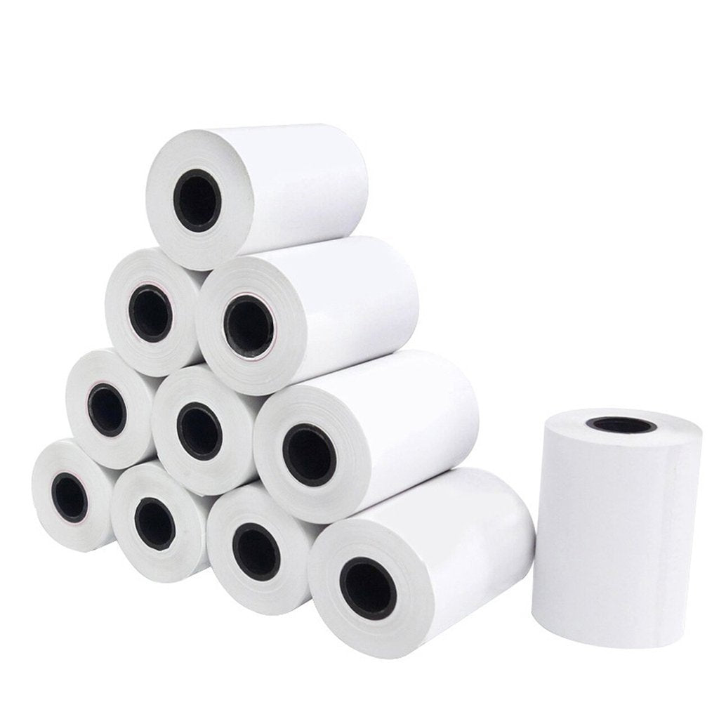 Thermal Paper many rolls stacked up
