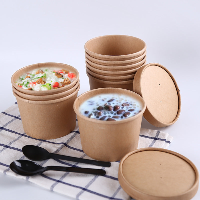 #20B | 20oz Eco-friendly Kraft Paper Soup Cup (Base Only) - 500 Pcs - HD Bio Packaging