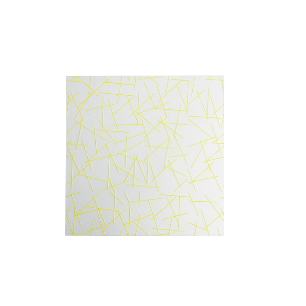 Film d'emballage de gâteau carré en plastique 5,9x5,9" (motif aléatoire) - 500 pièces