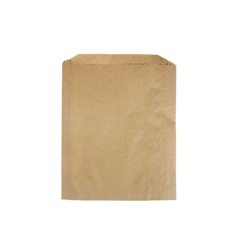 Sacs à sandwich en papier kraft à soufflets résistants à la graisse MCN320312 | 6x2x9” - 1000 pièces