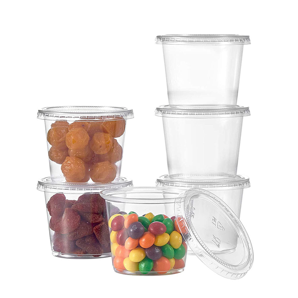 Gobelet à sauce transparent OCY 5,5 oz en PP | Dessus de 75 mm (base uniquement) - 2 500 pièces