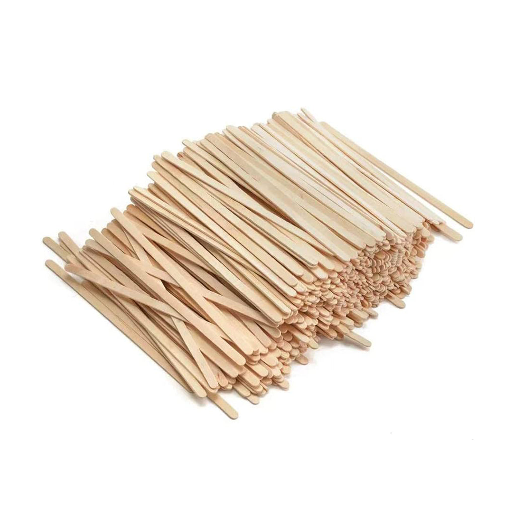 FFS80411C | 5.5" Compostable Wooden Coffee Stir Stick - 1000 Pcs
