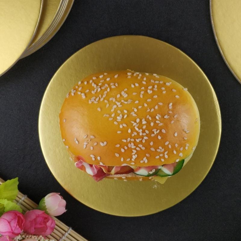 6" Golden Round Cake Paper Pad - 50 Pcs - HD Plastic Product (Canada). Inc
