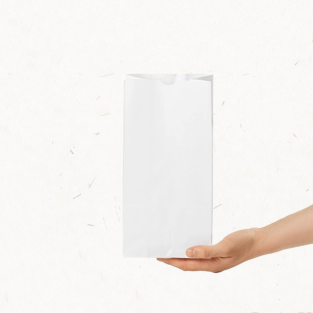 6lb Superwhite Paper Bakery Bag | 5.625x3.625x11.125"