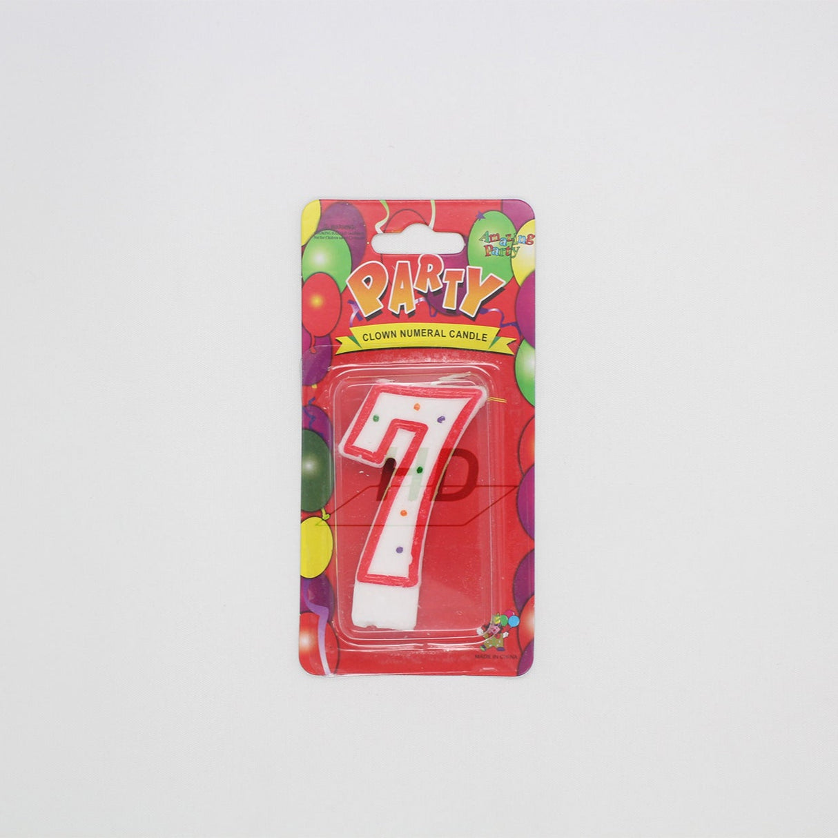 #7 Dot Number Party Candle - 12 Pcs - HD Bio Packaging