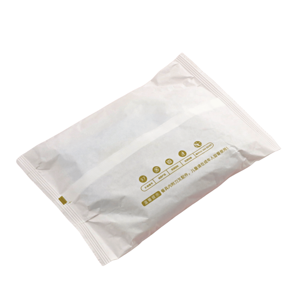 Compostable Birthday Tableware Combo | 1 Chaff Knife & 10 Paper Plates & 10 Chaff Forks & 10 Candles