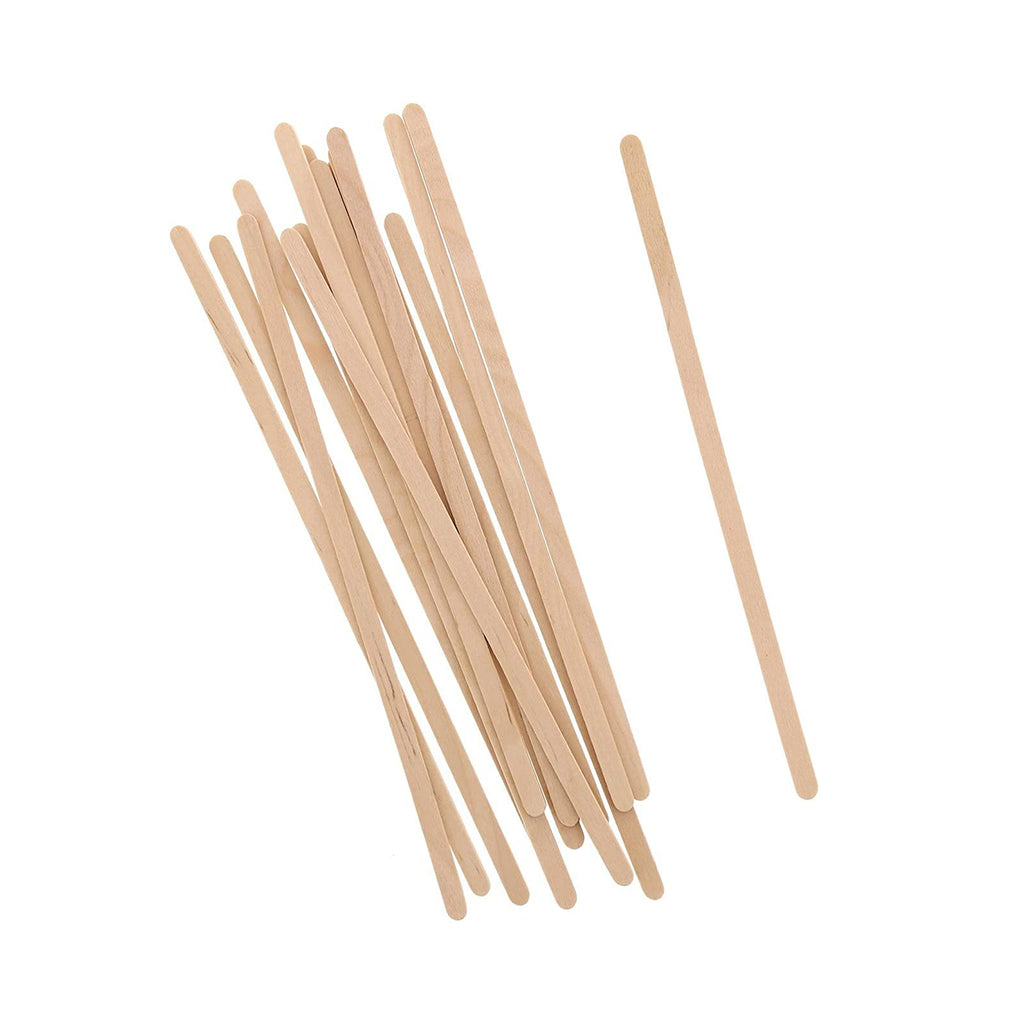7.5" Compostable Wooden Coffee Stir Stick - 1000 Pcs