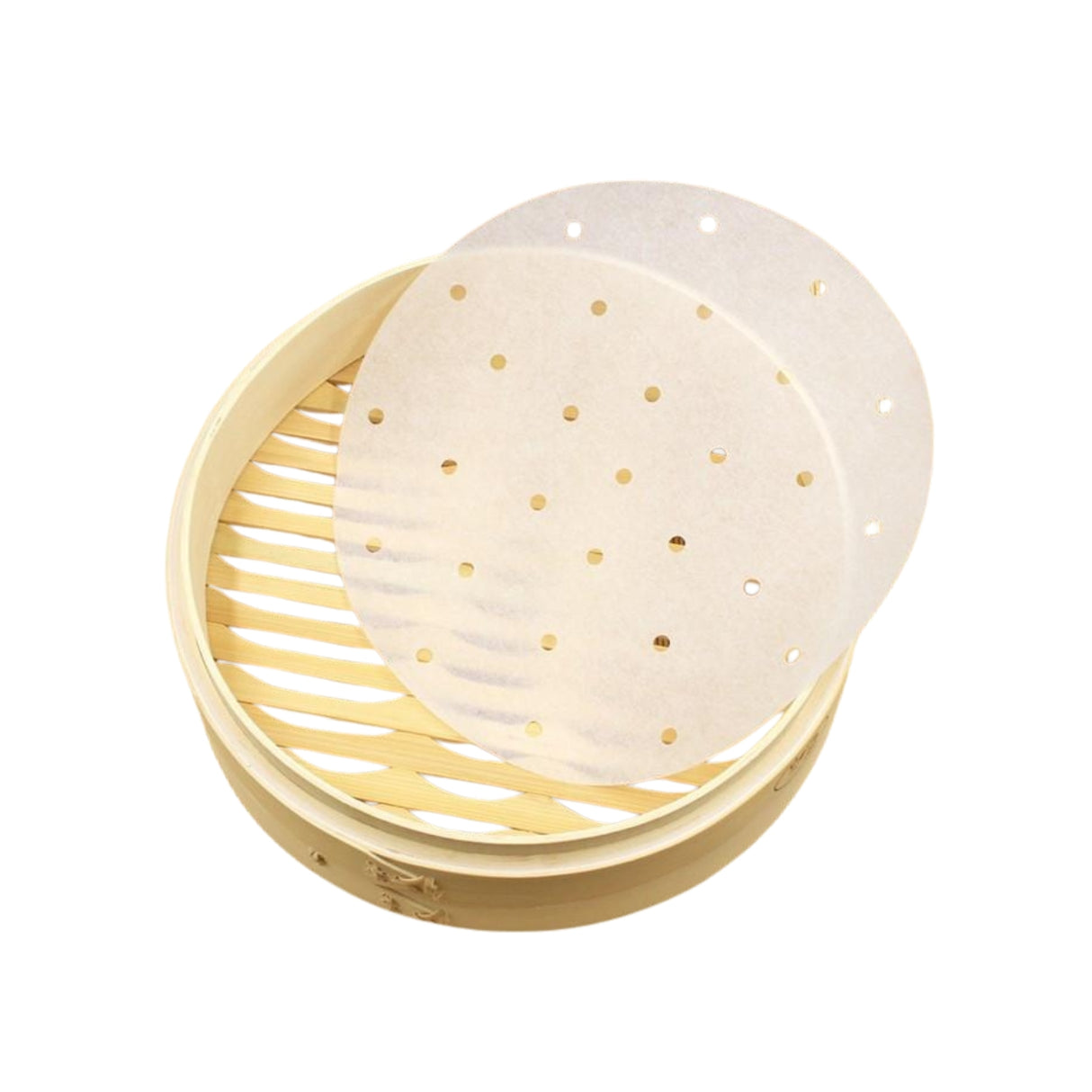 8" Non-Stick Round Steamer Paper | Air Fryer Liners - 2000 Pcs - HD Plastic Product (Canada). Inc