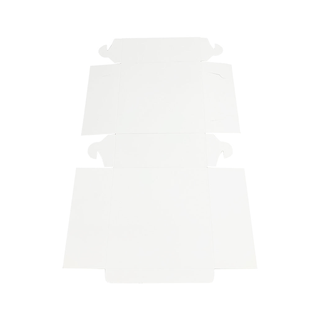 Eco-Friendly White Square Cake Paper Box spread open bakery