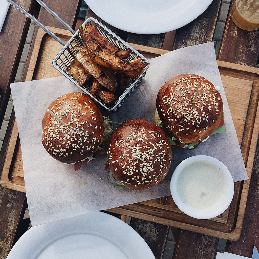 Feuille de papier utilitaire alimentaire à cire sèche blanche 8x11 ", emballage pour sandwich Deli - 2000 pièces