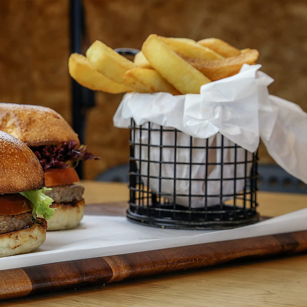 Feuille de papier utilitaire alimentaire à cire sèche blanche 8x11 ", emballage pour sandwich Deli - 2000 pièces