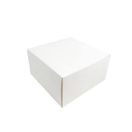 White Square Cake Paper Box Pastry Box | 9.25x9.25x5" - 100 Pcs