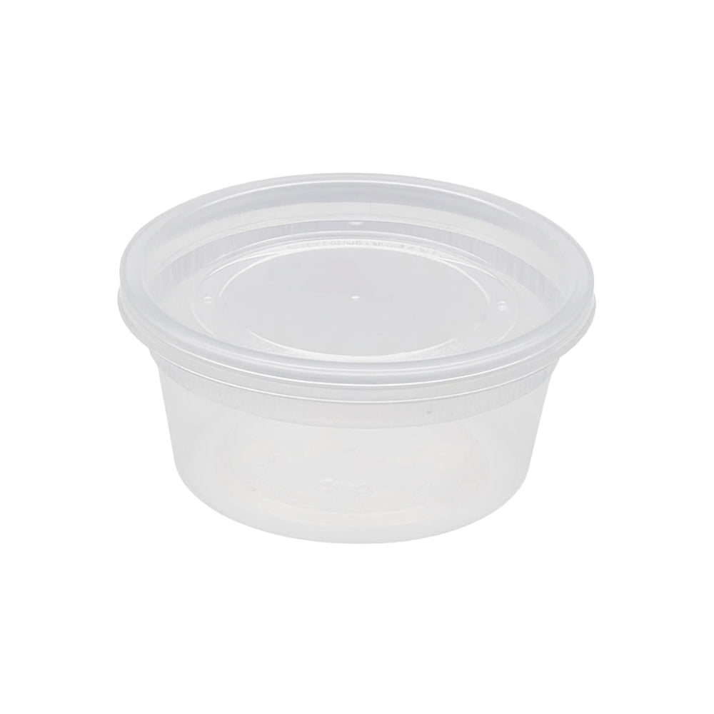 C-12 | TD 12oz PP Leak-resistant Clear Deli Container W/ Lid