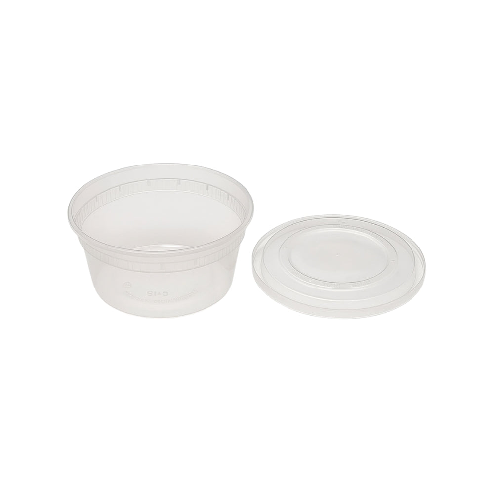 C-12 | TD 12oz PP Leak-resistant Clear Deli Container W/ Lid