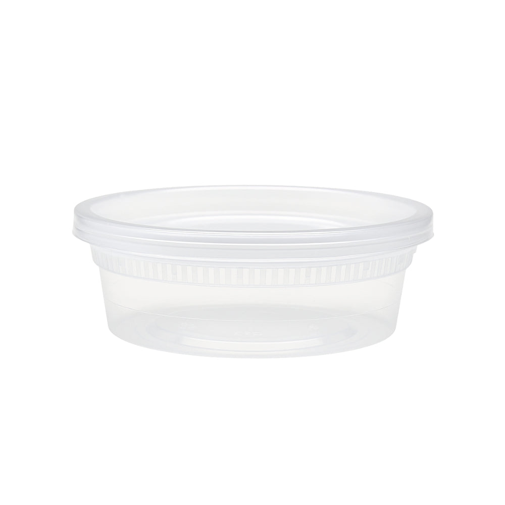 8oz Microwaveable PP Leak-resistant Translucent Deli Container top quality